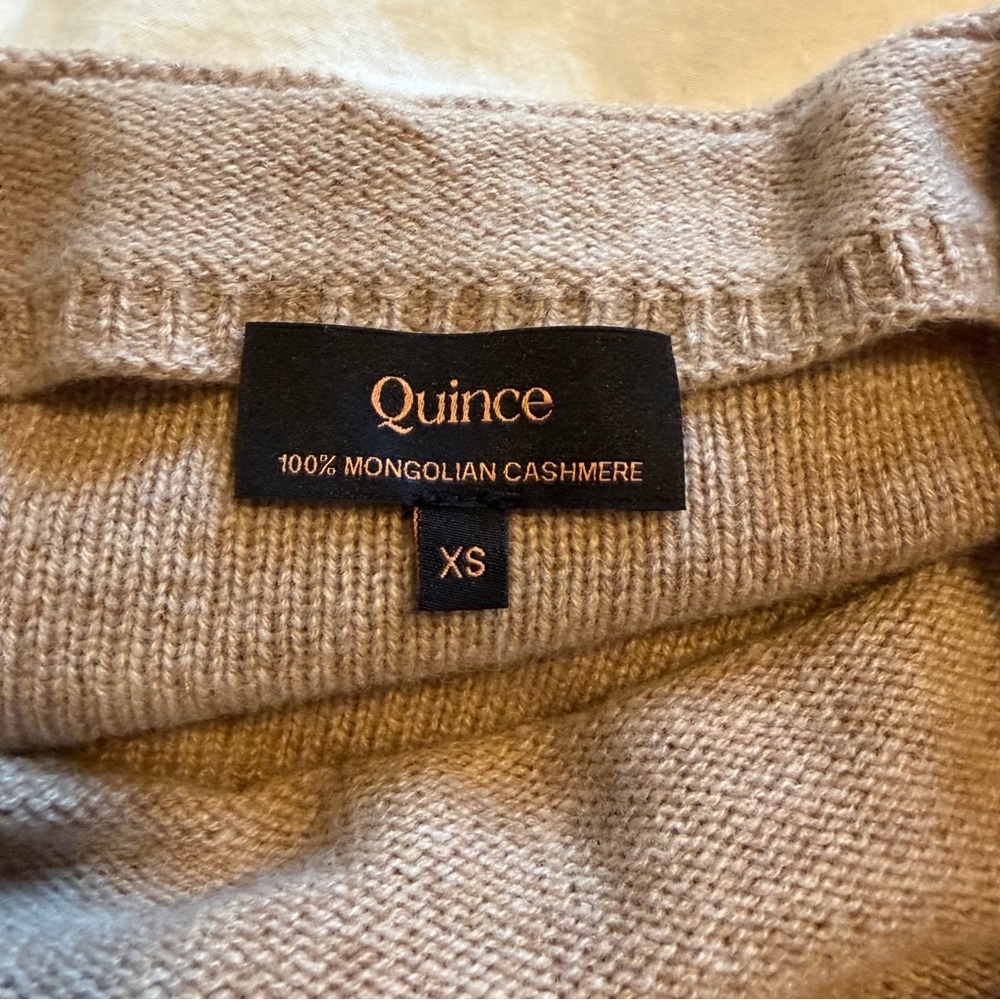 Quince Cashmere Mock Neck Sweater - Picture 3 of 4